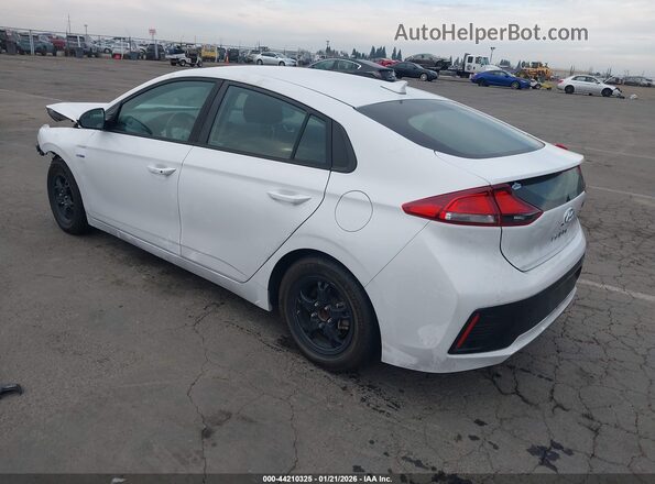 KMHC65LC3HU049840 2017 HYUNDAI IONIQ HYBRID White Задня ліва чверть