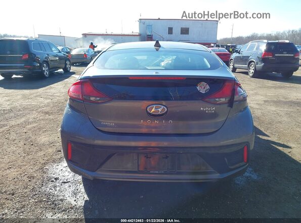 KMHC65LC4JU069763 2018 HYUNDAI IONIQ HYBRID Gray 