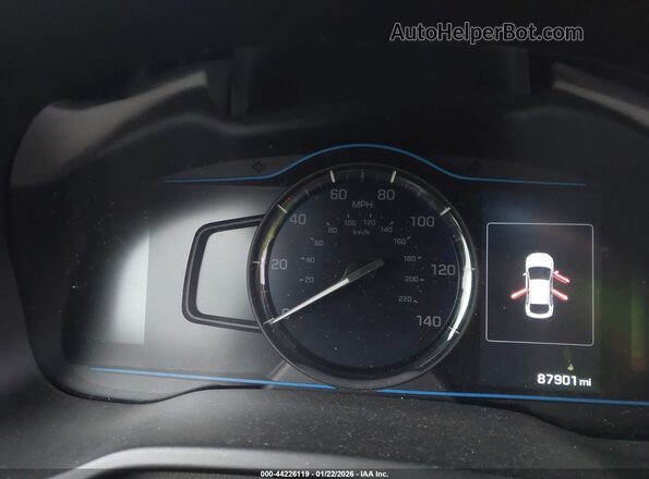 KMHC65LC5HU024227 2017 HYUNDAI IONIQ HYBRID Silver Հետևի նստատեղերի տեսք