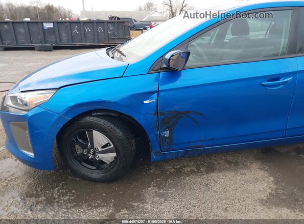 KMHC65LC5HU031792 2017 HYUNDAI IONIQ HYBRID Blue 