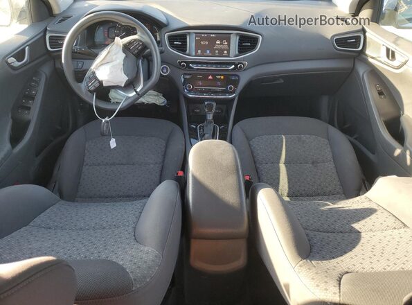 KMHC65LC6JU065035 2018 HYUNDAI IONIQ Silver Առջևի վահանակի տեսք