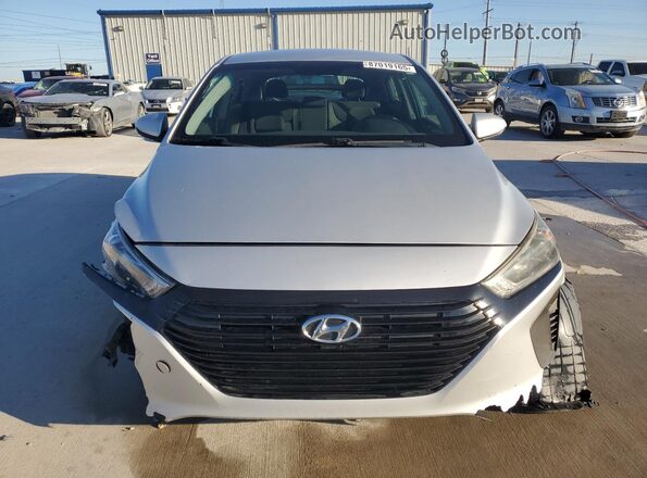 KMHC65LC6JU065035 2018 HYUNDAI IONIQ Silver Դիմացի տեսք