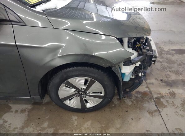 KMHC65LC6NU285667 2022 HYUNDAI IONIQ HYBRID Gray წინა ხედი