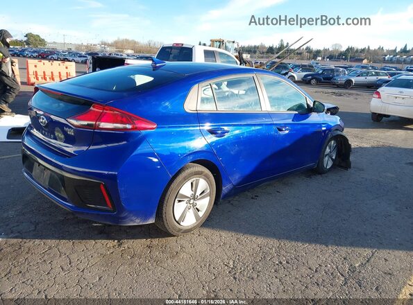 KMHC65LC7KU113837 2019 HYUNDAI IONIQ HYBRID Синий Задняя правая четверть