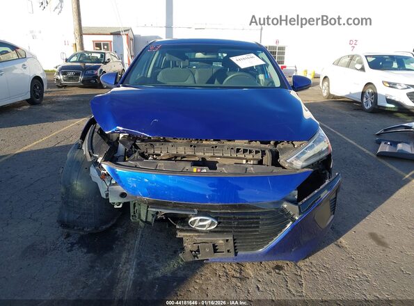 KMHC65LC7KU113837 2019 HYUNDAI IONIQ HYBRID Синий Вид задней части салона