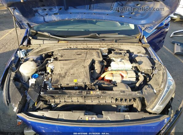 KMHC65LC7KU113837 2019 HYUNDAI IONIQ HYBRID Синий Вид сзади