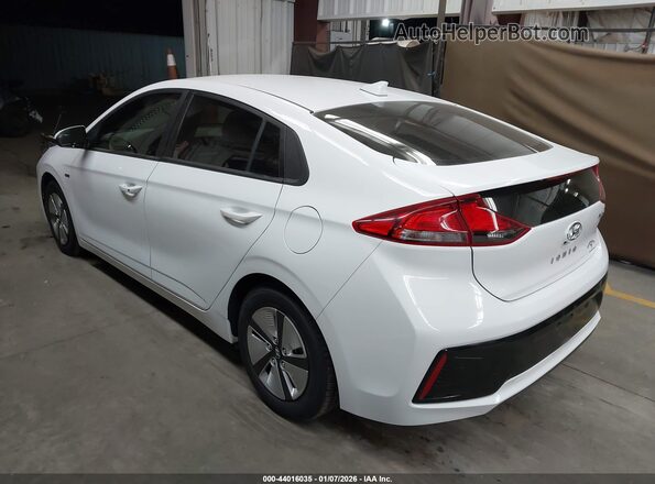 KMHC65LC8KU131313 2019 HYUNDAI IONIQ HYBRID White Trasero izquierdo