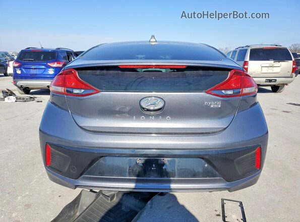 KMHC65LC9JU068141 2018 HYUNDAI IONIQ Gray Հետևի տեսք