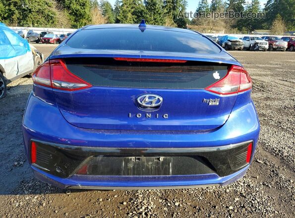 KMHC65LC9KU179936 2019 HYUNDAI IONIQ Blue უკანა ხედი