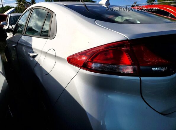 KMHC65LCXJU074949 2018 HYUNDAI IONIQ Silver Հետևի ձախ