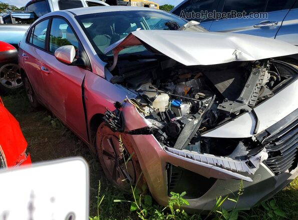 KMHC65LCXJU074949 2018 HYUNDAI IONIQ Silver Առջևի աջ