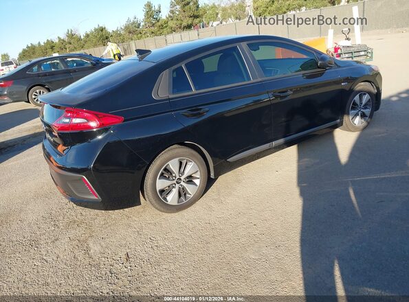 KMHC65LD3KU169170 2019 HYUNDAI IONIQ PLUG-IN HYBRID Black Tył prawy