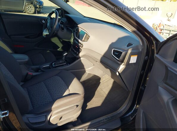 KMHC65LD3KU169170 2019 HYUNDAI IONIQ PLUG-IN HYBRID Black Widok wnętrza z przodu