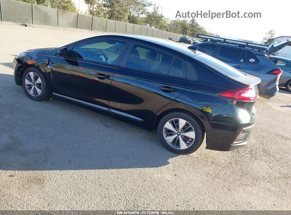 KMHC65LD3KU169170 2019 HYUNDAI IONIQ PLUG-IN HYBRID Black Tył lewy