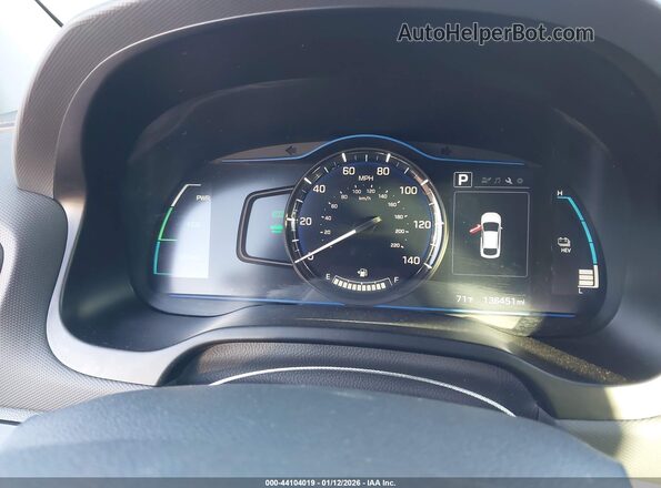 KMHC65LD3KU169170 2019 HYUNDAI IONIQ PLUG-IN HYBRID Black Widok tylnych siedzeń
