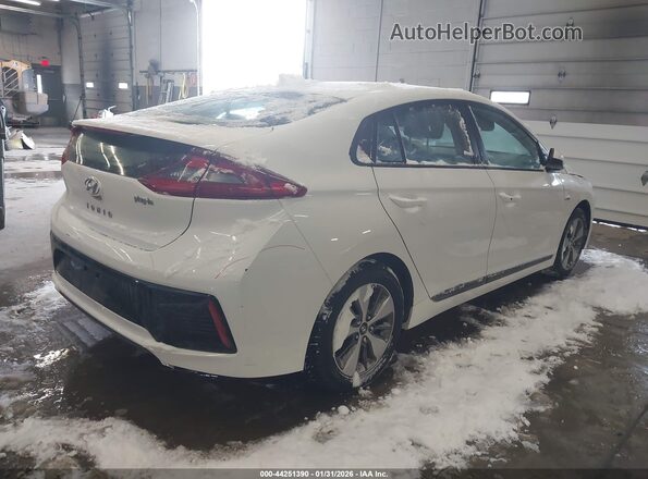 KMHC65LD4KU164866 2019 HYUNDAI IONIQ PLUG-IN HYBRID White Задня права чверть