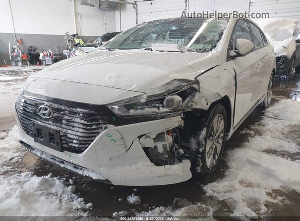 KMHC65LD4KU164866 2019 HYUNDAI IONIQ PLUG-IN HYBRID White Вид спереду