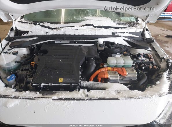 KMHC65LD4KU164866 2019 HYUNDAI IONIQ PLUG-IN HYBRID White Вид ззаду