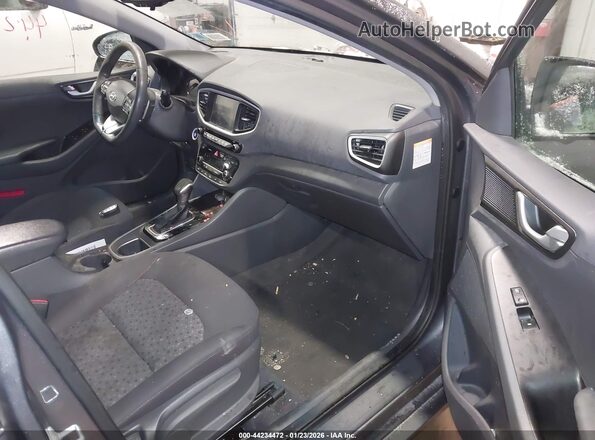 KMHC65LD6KU172192 2019 HYUNDAI IONIQ PLUG-IN HYBRID Gray Widok wnętrza z przodu
