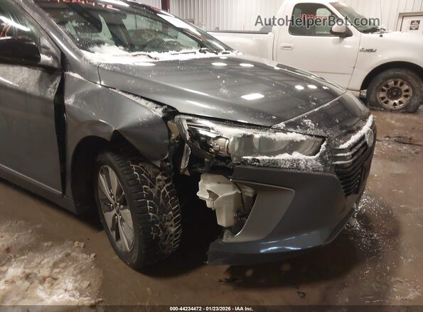 KMHC65LD6KU172192 2019 HYUNDAI IONIQ PLUG-IN HYBRID Gray Widok z przodu