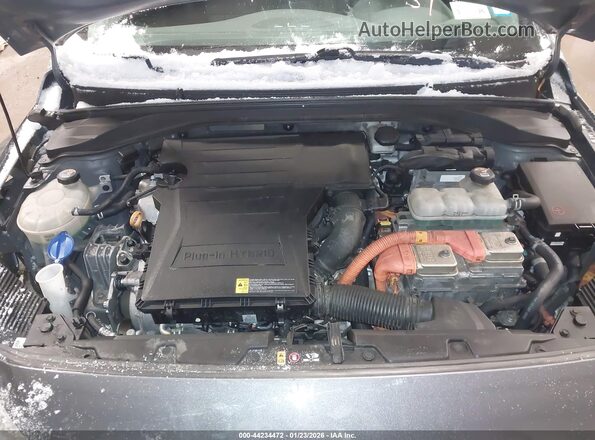 KMHC65LD6KU172192 2019 HYUNDAI IONIQ PLUG-IN HYBRID Gray Widok z tyłu