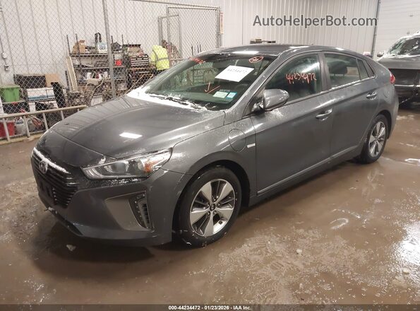 KMHC65LD6KU172192 2019 HYUNDAI IONIQ PLUG-IN HYBRID Gray Przód lewy