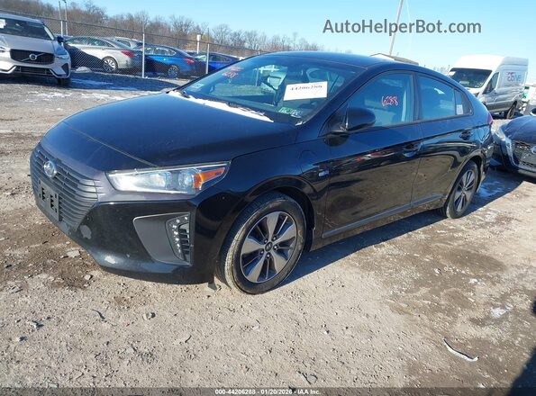 KMHC65LD9KU182831 2019 HYUNDAI IONIQ PLUG-IN HYBRID Black Przód lewy
