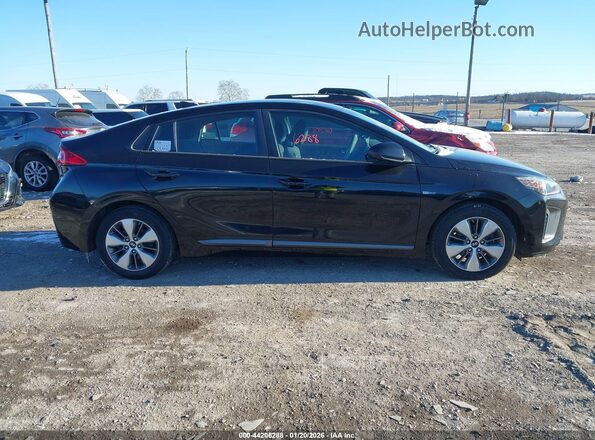 KMHC65LD9KU182831 2019 HYUNDAI IONIQ PLUG-IN HYBRID Black Widok wnętrza z tyłu