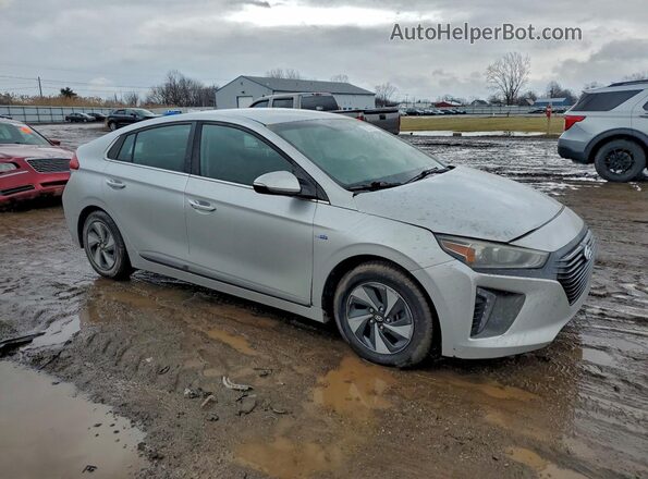 KMHC75LC0JU067957 2018 HYUNDAI IONIQ Silver 