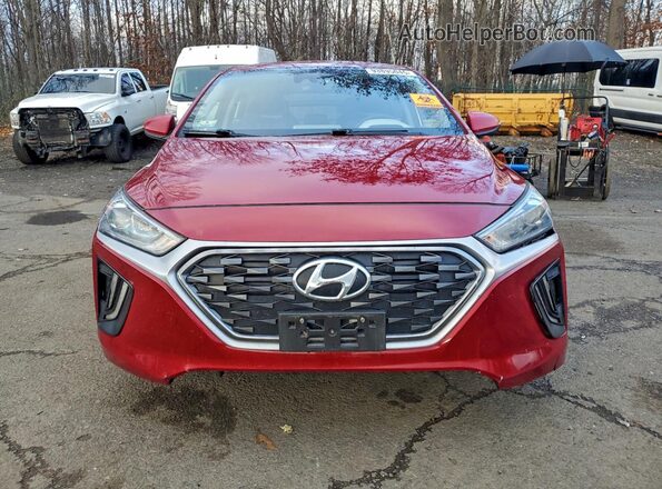 KMHC75LC1LU233034 2020 HYUNDAI IONIQ Red Widok z przodu