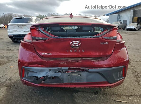 KMHC75LC1LU233034 2020 HYUNDAI IONIQ Red Widok z tyłu