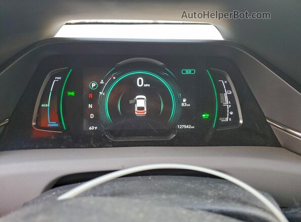 KMHC75LC1LU233034 2020 HYUNDAI IONIQ Red Widok zestawu wskaźników