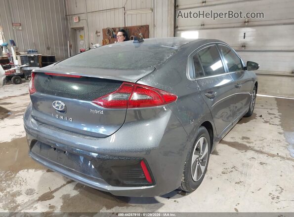 KMHC75LC3HU046272 2017 HYUNDAI IONIQ HYBRID Gray 