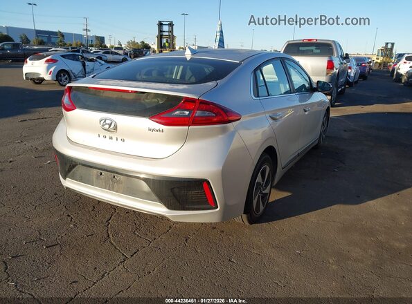 KMHC75LC4JU061806 2018 HYUNDAI IONIQ HYBRID Silver Tył prawy