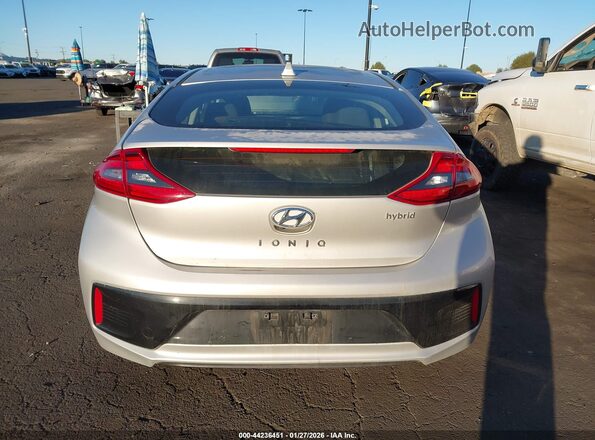 KMHC75LC4JU061806 2018 HYUNDAI IONIQ HYBRID Silver 