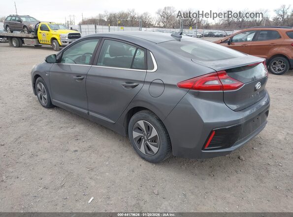 KMHC75LC5JU067033 2018 HYUNDAI IONIQ HYBRID Gray Tył lewy