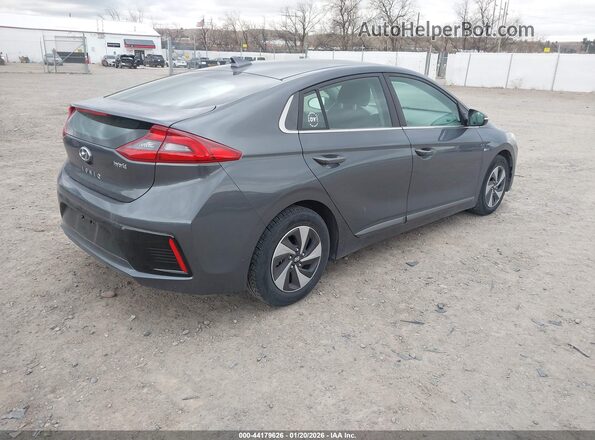 KMHC75LC5JU067033 2018 HYUNDAI IONIQ HYBRID Gray Tył prawy