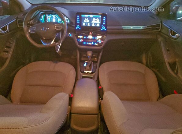 KMHC75LC6LU234275 2020 HYUNDAI IONIQ Red Widok deski rozdzielczej
