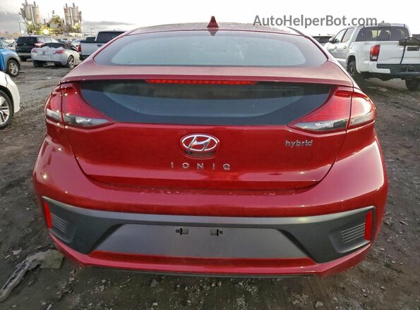 KMHC75LC6LU234275 2020 HYUNDAI IONIQ Red Widok z tyłu
