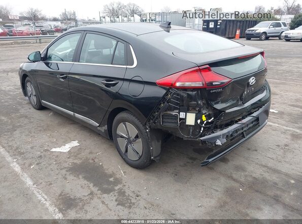 KMHC75LC6NU269076 2022 HYUNDAI IONIQ HYBRID Black Задня ліва чверть