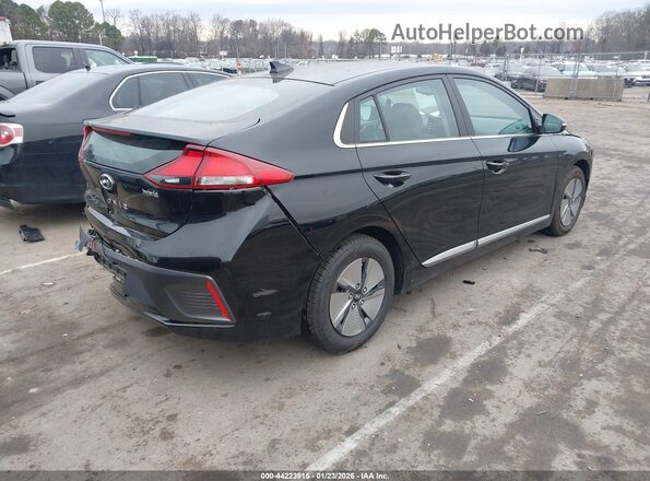 KMHC75LC6NU269076 2022 HYUNDAI IONIQ HYBRID Black Задня права чверть