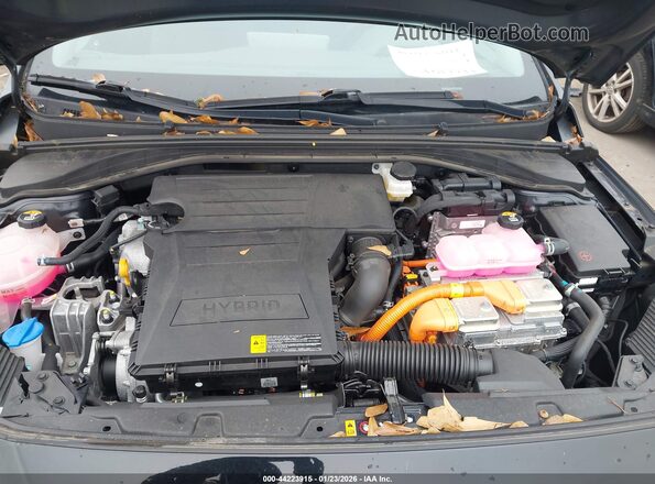 KMHC75LC6NU269076 2022 HYUNDAI IONIQ HYBRID Black Вид ззаду