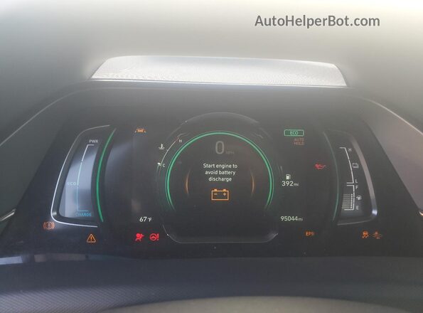 KMHC75LC6NU283267 2022 HYUNDAI IONIQ White Vista del cuadro de instrumentos