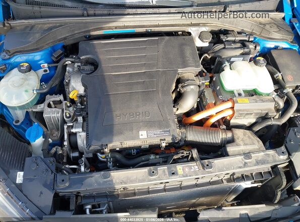 KMHC75LC8HU028771 2017 HYUNDAI IONIQ HYBRID Синий Вид сзади