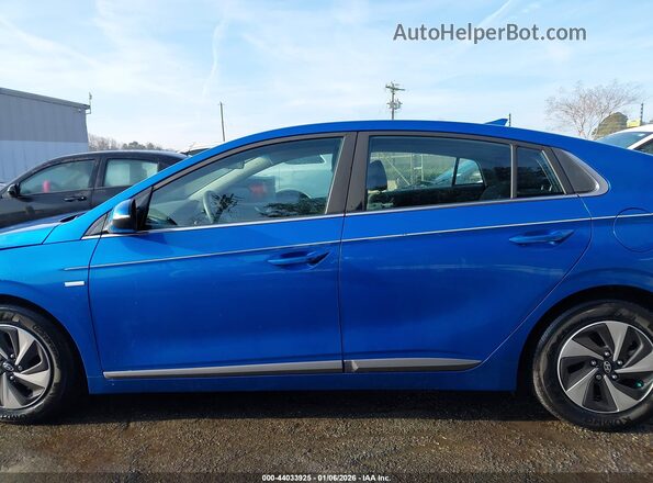 KMHC75LC8HU028771 2017 HYUNDAI IONIQ HYBRID Синий Панорамный вид салона 360°