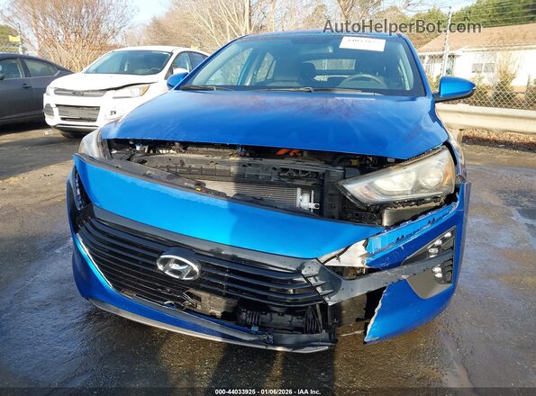 KMHC75LC8HU028771 2017 HYUNDAI IONIQ HYBRID Синий Вид спереди