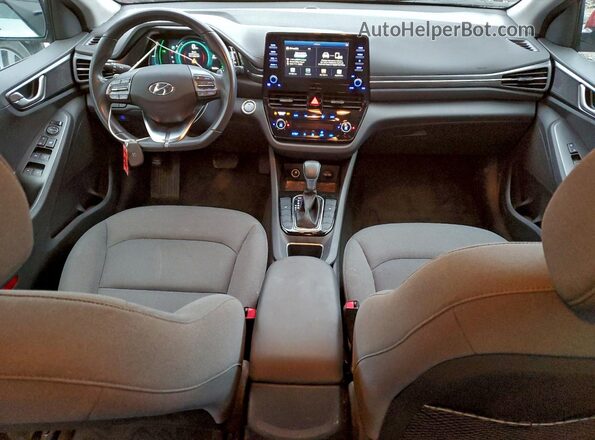 KMHC75LC8LU233046 2020 HYUNDAI IONIQ Red წინა პანელის ხედი