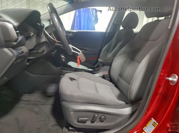 KMHC75LC8LU233046 2020 HYUNDAI IONIQ Red წინა სალონის ხედი