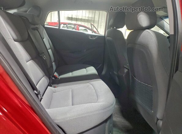KMHC75LC8LU233046 2020 HYUNDAI IONIQ Red უკანა სალონის ხედი