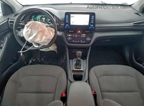 KMHC75LC9LU209693 2020 HYUNDAI IONIQ White Dashboard view
